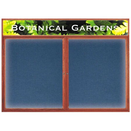 United Visual Products Open Faced Traditional Corkboard, 36x24" UV641A-WHITE-RUBBER